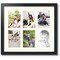 ArtToFrames Collage Photo Picture Frame with 6 - 5x7 inch Openings, Framed in Black with Over 62 Mat Color Options and Plexi Glass (CSM-3926-2041)